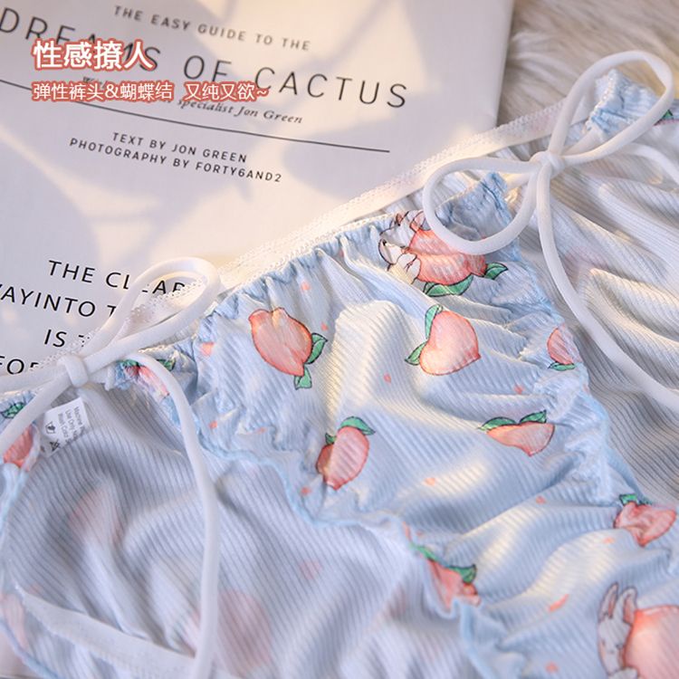 Quần Lót Cotton Hình Thỏ Hoạt Hình Xinh Xắn Cho Nữ