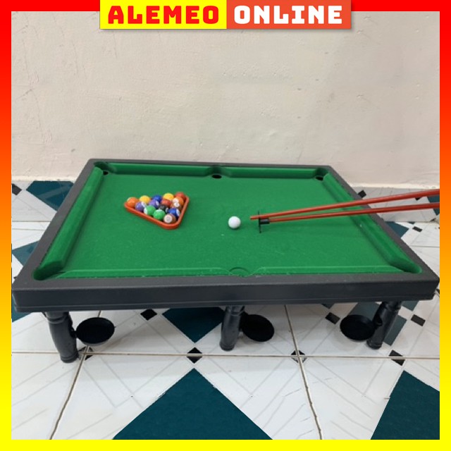 Bàn bida mini 15 bi số cho trẻ em, đồ chơi bi-a, billiard cho bé trai, bé gái - Alemeo Online