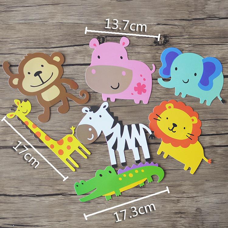 Set que cắm giấy vườn thú