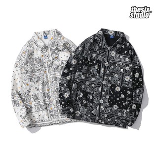 Áo khoác bóng chày varsity, Áo bomber unisex form rộng hoạt tiết Bandana cao cấp
