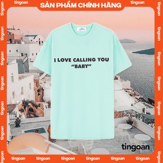 [Mã BMLT35 giảm đến 35K đơn 99K] Áo phông xanh ngọc CALLING BABY/XN