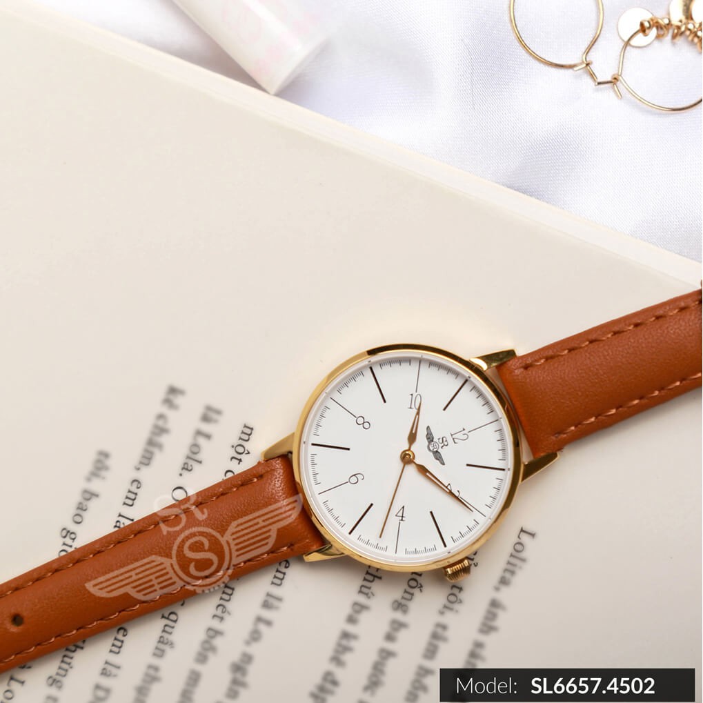 Đồng hồ nữ SRWATCH Classy SL6657.4502 Mặt kính Sapphire Chống trầy Chống nước bảo hành 12 tháng quốc tế
