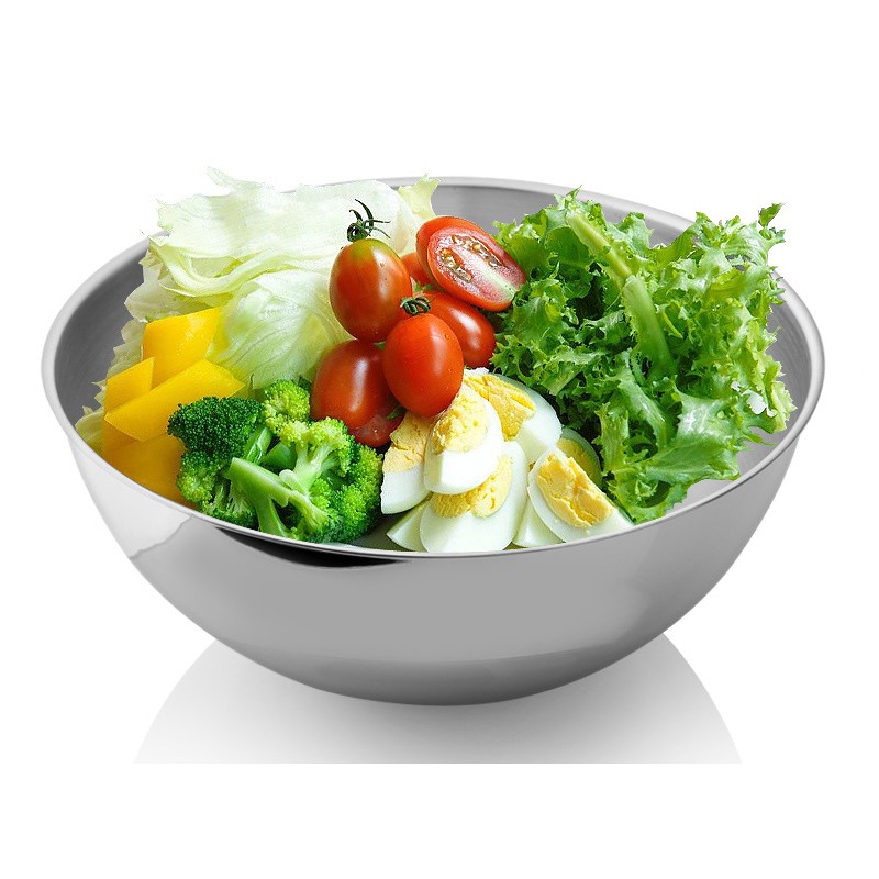 Thố trộn rau, đánh trứng, quậy bột đựng trái cây inox 304 Zebra chính hãng đến từ Thái Lan size 18-3