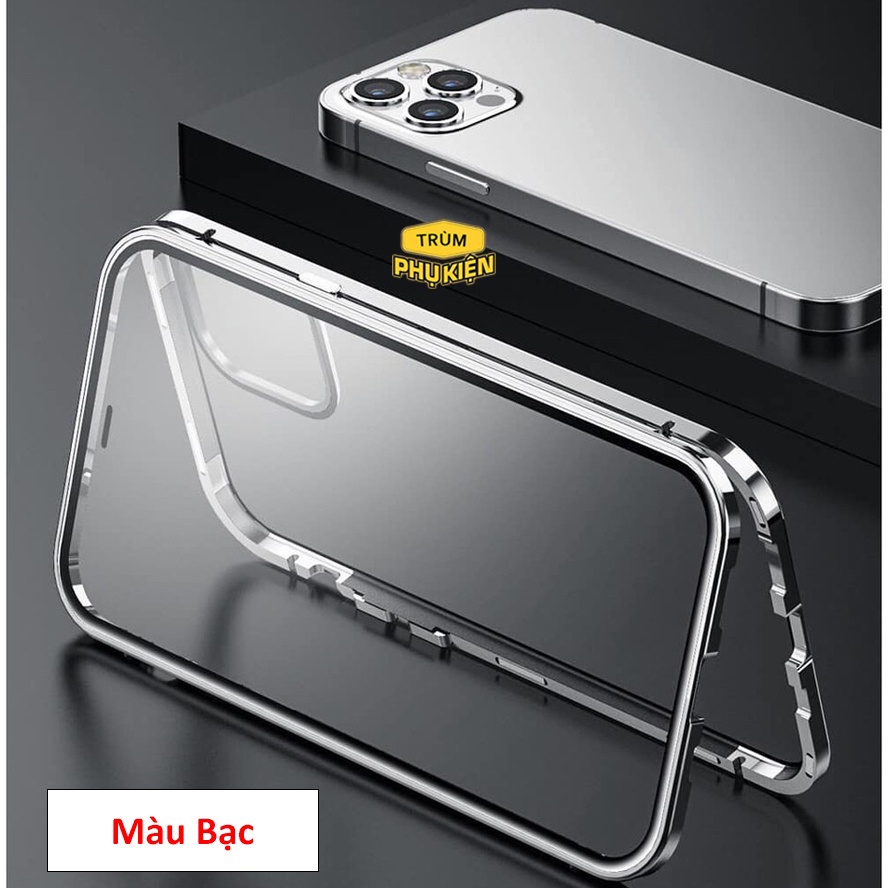 Ốp lưng nam châm cường lực 2 mặt cho iPhone 13 Max 13 Pro 13 Pro 12 Pro Max 12 Pro 12 11 pro max Xs Max 8plus 7plus