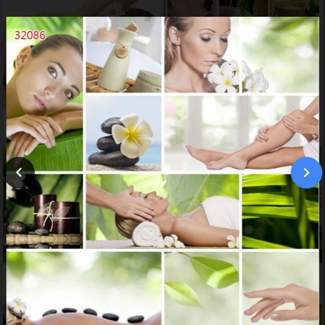 Tranh 3D dán quán Spa