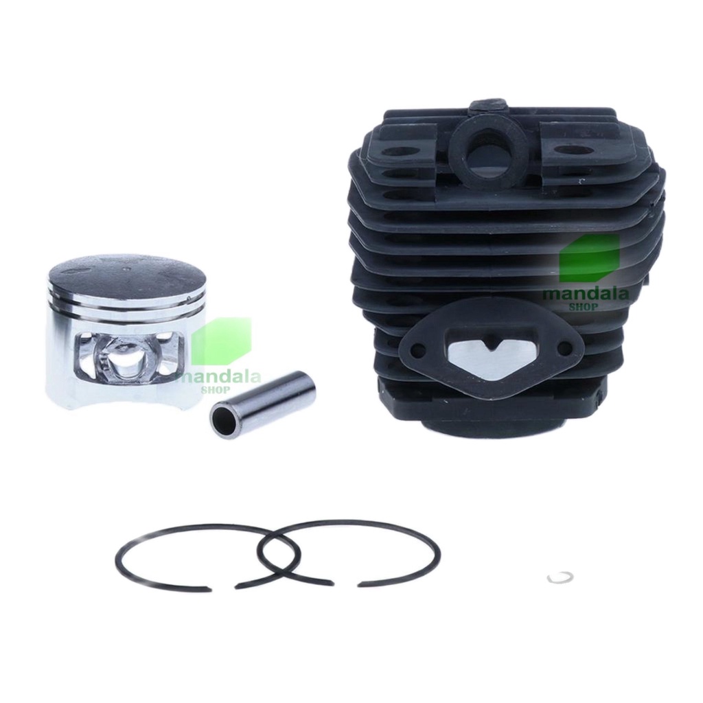 Bộ hơi nòng xi lanh piston máy cưa xích chạy xăng 5200, 5800, 5900 52cc, 45cc