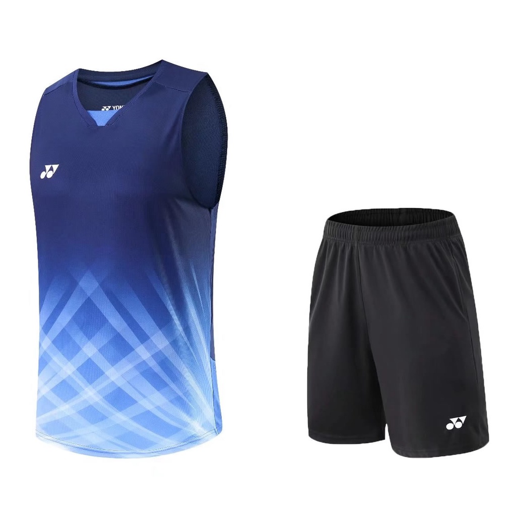 Bộ Đồng Phục Chơi Cầu Lông YONEX Cổ Tròn Thời Trang Cho Nam