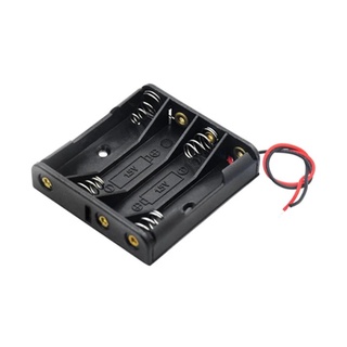 Đế lò xo gắn pin AAA đấu nối tiếp có sẵn dây điện gắn 1/2/3/4 pin