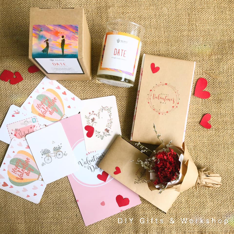 QUÀ TẶNG VALENTINE NẾN, HOA, SOCOLA