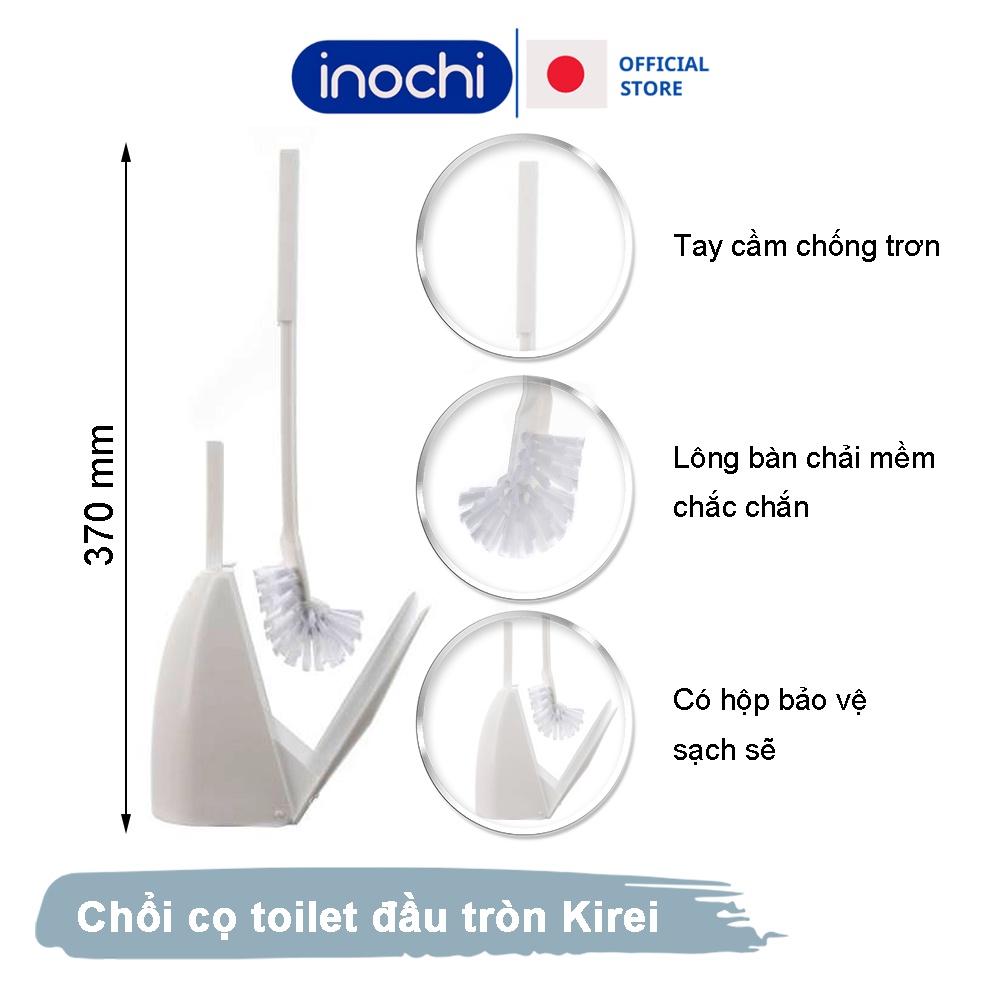 Chổi cọ nhà vệ sinh chổi vệ sinh sàn toilet kirei inochi cao cấp , bàn chải nhựa vệ sinh bồn cầu làm sạch sàn nhà