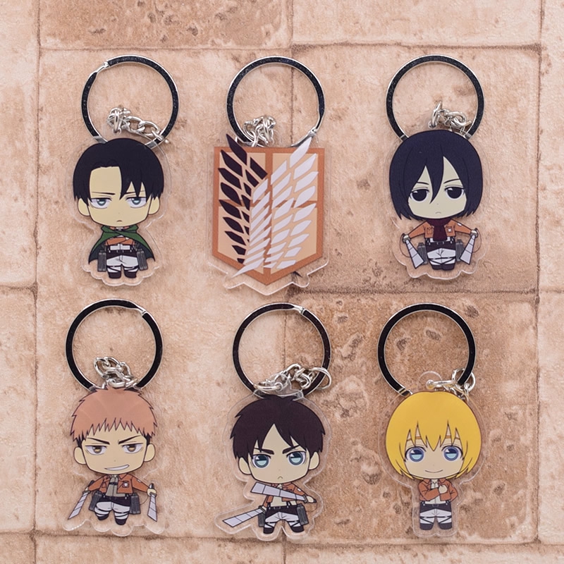 Móc Khóa Hình Nhân Vật Hoạt Hình Attack On Titan