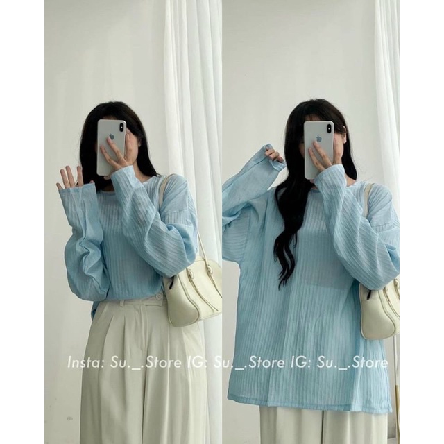 Áo thụng gân nổi TC6