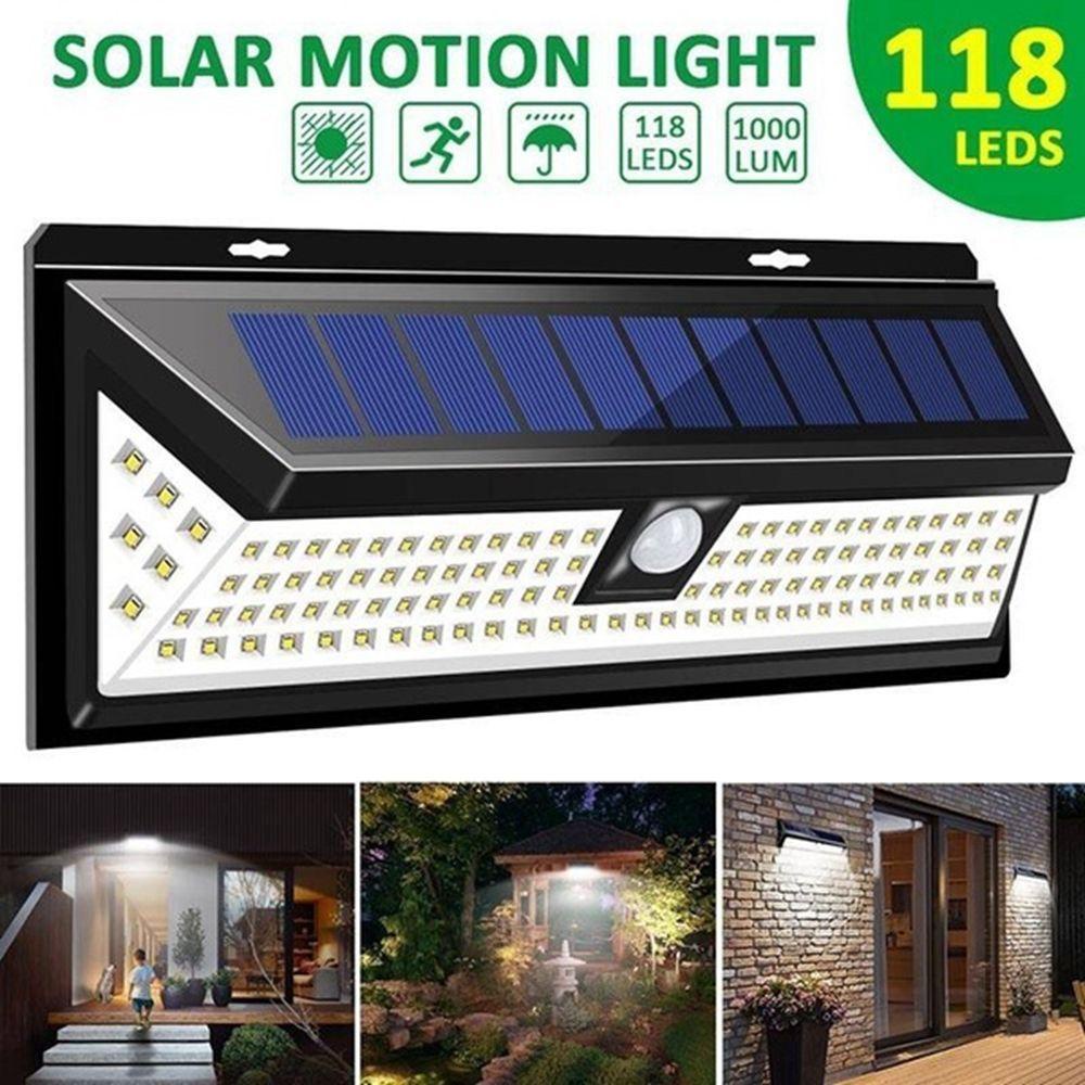Đèn LED Cảm Biến Sử Dụng Năng Lượng Mặt Trời Chống Thấm Nước Trang Trí Sân Vườn Ngoài Trời