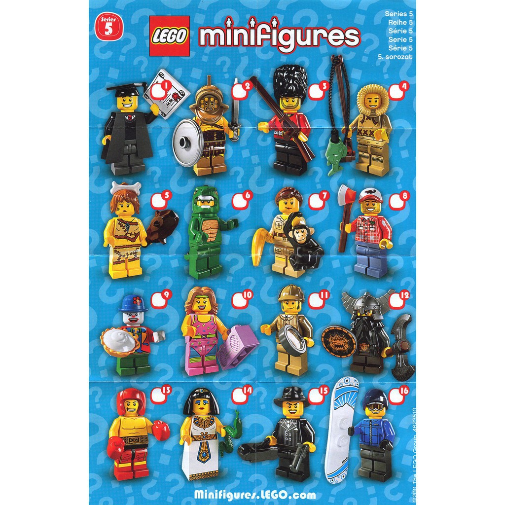 Lego 8805 - Nhân vật Lego Minifigures Series 5