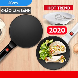 [Giao Ngay] Chảo Làm Bánh Cuốn, Bánh Mướt Đa Năng Dụng Cụ Làm Bánh Bán Chạy (Tặng đĩa và khuấy bột)