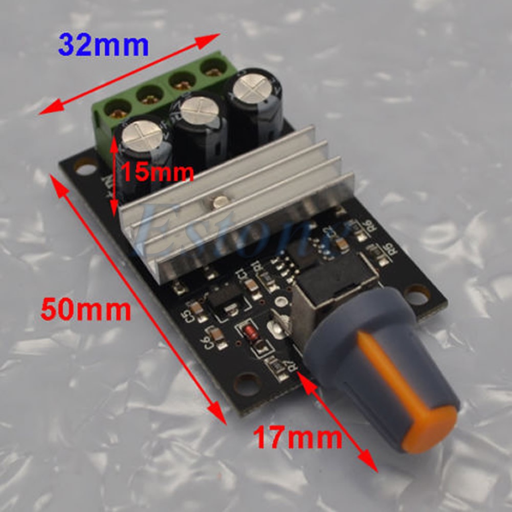 Bộ Điều Khiển Tốc Độ Động Cơ DC 6V 12V 24V 28V 3A PWM Chất Lượng Cao
