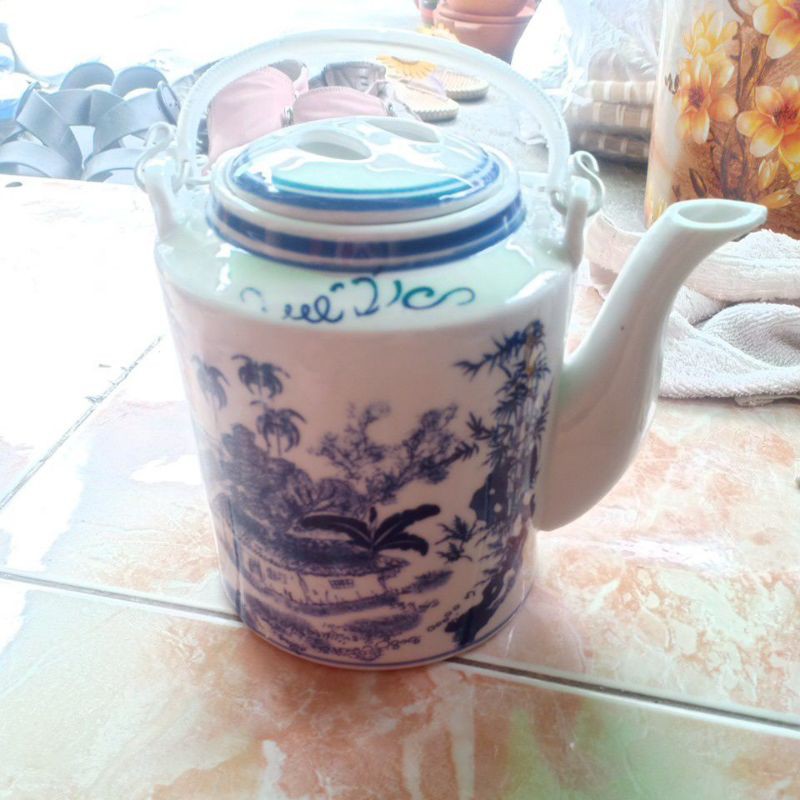 Bình trà đá xưa 1c(1,5l): 8-12-14cm