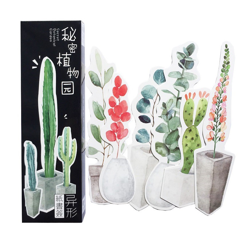 Hộp 30 Bookmark Đánh Dấu Sách Khu Vườn Bí Mật MR-BM0060