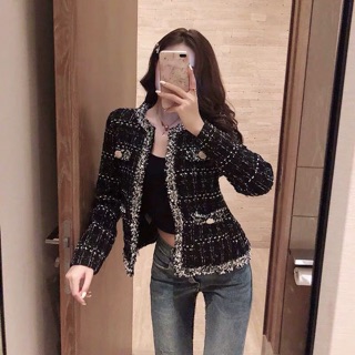 Order áo dạ tweed siêu đẹp và dày dặn