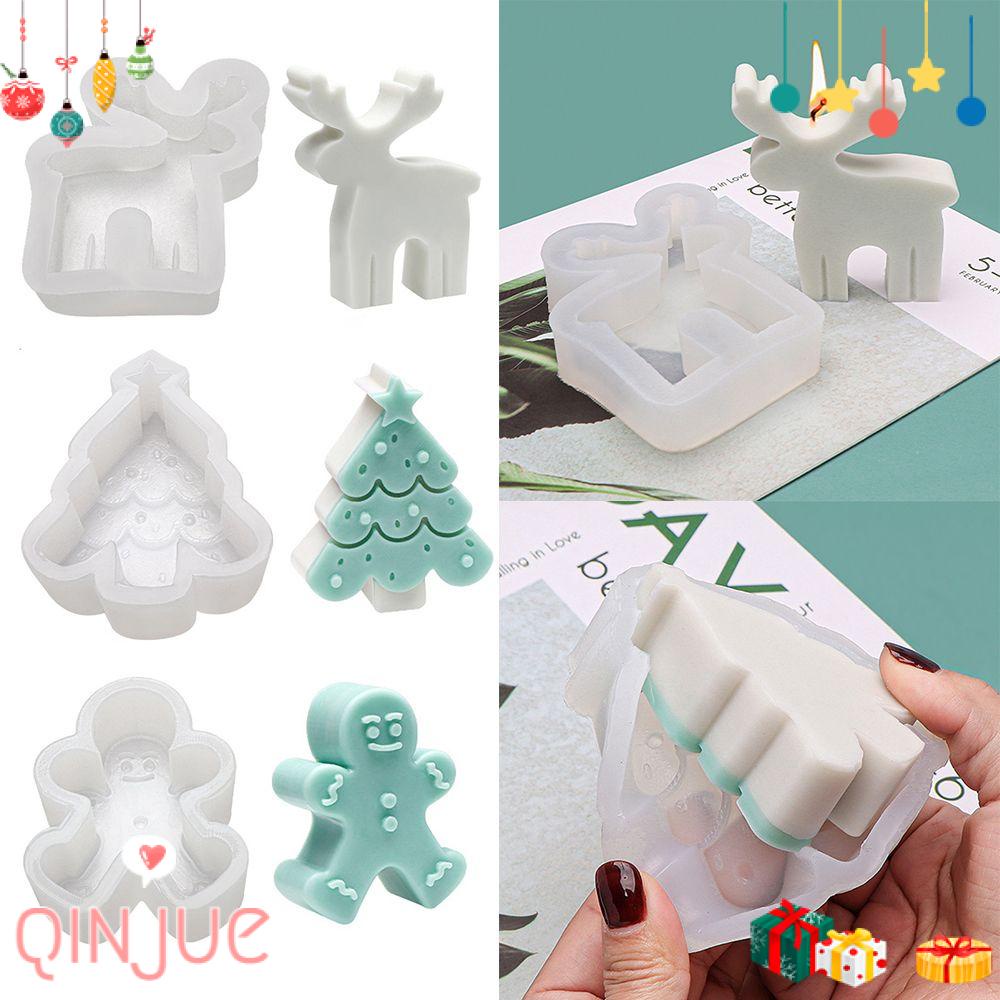 Khuôn Silicone Làm Nến Trang Trí Giáng Sinh