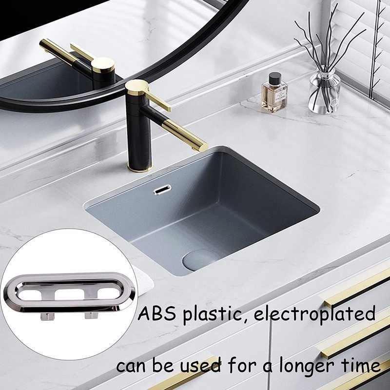 1 Nắp Đậy Bồn Rửa Chén Hình Tròn 4 Kiểu Bằng Chrome Thông Dụng