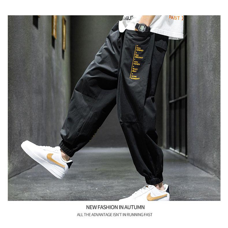 Quần jogger thụng chất thô KAT-unisex