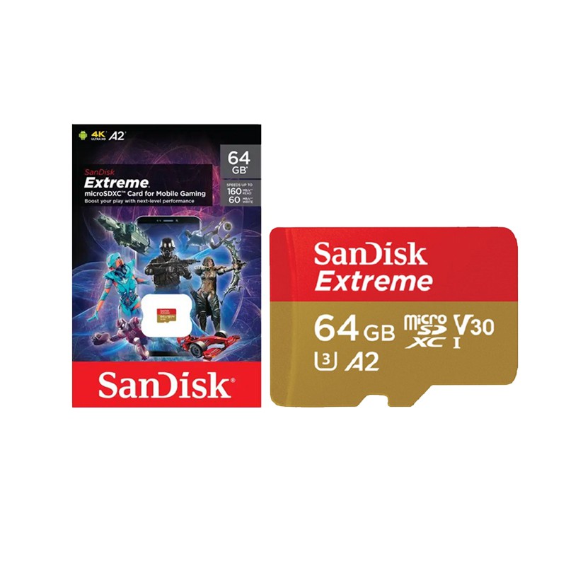 Sandisk Thẻ Nhớ Micro Sdxc Uhs-I 64gb 160mbs Read - 60mbs Write Chất Lượng Cao
