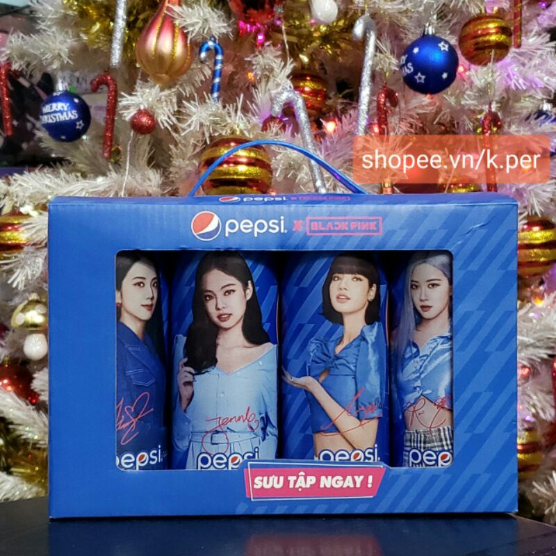 PEPSI X BLACKPINK chọn member, lon 330ml