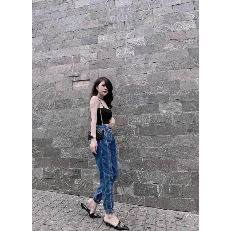 QNU20 - QUẦN JEANS BOMBER CẠP CHUN GÂN SỌC - 2 MÀU | BigBuy360 - bigbuy360.vn