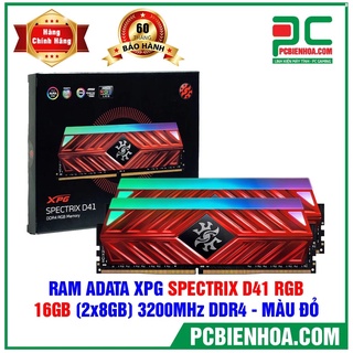 Mua RAM ADATA XPG SPECTRIX D41 RGB - 16GB (2X8GB) 3200MHZ DDR4 - MÀU ĐỎ ( AX4U32008G16A-DR41 )