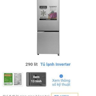 Tủ lạnh Panasonic 290 lít NR-BV329QSVN