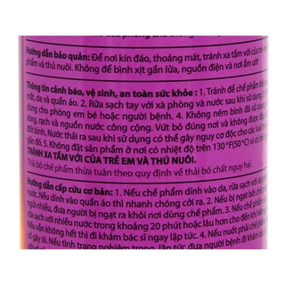 Bình xịt Muỗi Raid chai 600ml cam chanh