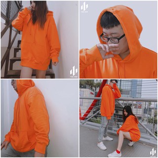 ÁO HOODIE TRƠN CAM NỈ ĐẸP [ẢNH THẬT 100%]