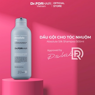 Dầu gội dành cho tóc uốn nhuộm, dầu gội nuôi dưỡng và chăm sóc tóc Dr.FORHAIR Absolute Silk Shampoo 500ml