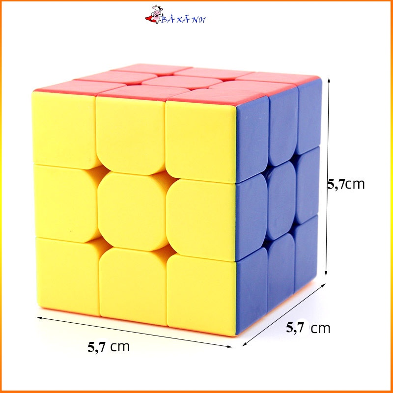 Rubik 3x3 Promotion chính hãng Stickerless Cao Cấp -  Đồ chơi rubic siêu trơn bền đẹp