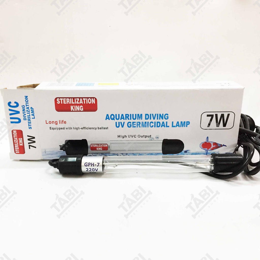 Đèn UV 7W Tiêu Diệt Rêu Hại Cho Hồ Cá Thuỷ Sinh Sterilization King [7W]