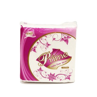 GIẤY ĂN VUÔNG TÍM PRIME SPECIAL 100 TỜ 100% BỘT GIẤY NGUYÊN CHẤT || NAPKINS