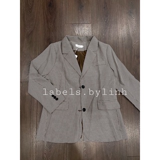 Áo blazer kẻ sọc Nâu ( Ảnh thật hàng về ở cuối )