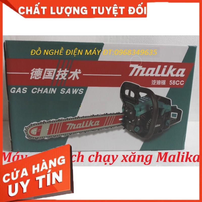 Máy cưa xích chạy xăng MALIKA 58CC