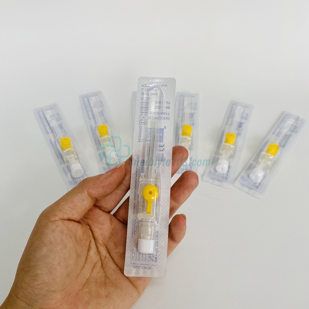 Kim Luồn Tĩnh Mạch Kim Mediflon Tiêm Truyền Tĩnh Mạch Hàng Ấn Độ Size 20G 22G 24G