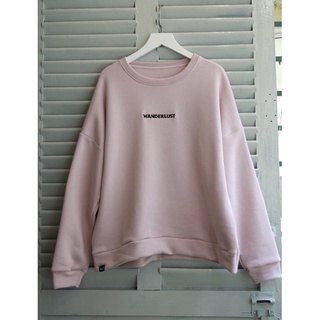 Áo sweater Wanderlust màu Hồng