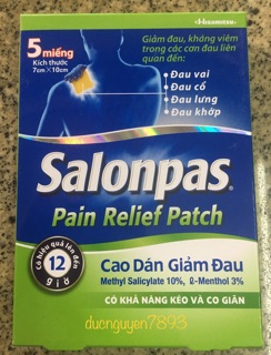 MIẾNG DÁN SALONPAS CO GIÃN