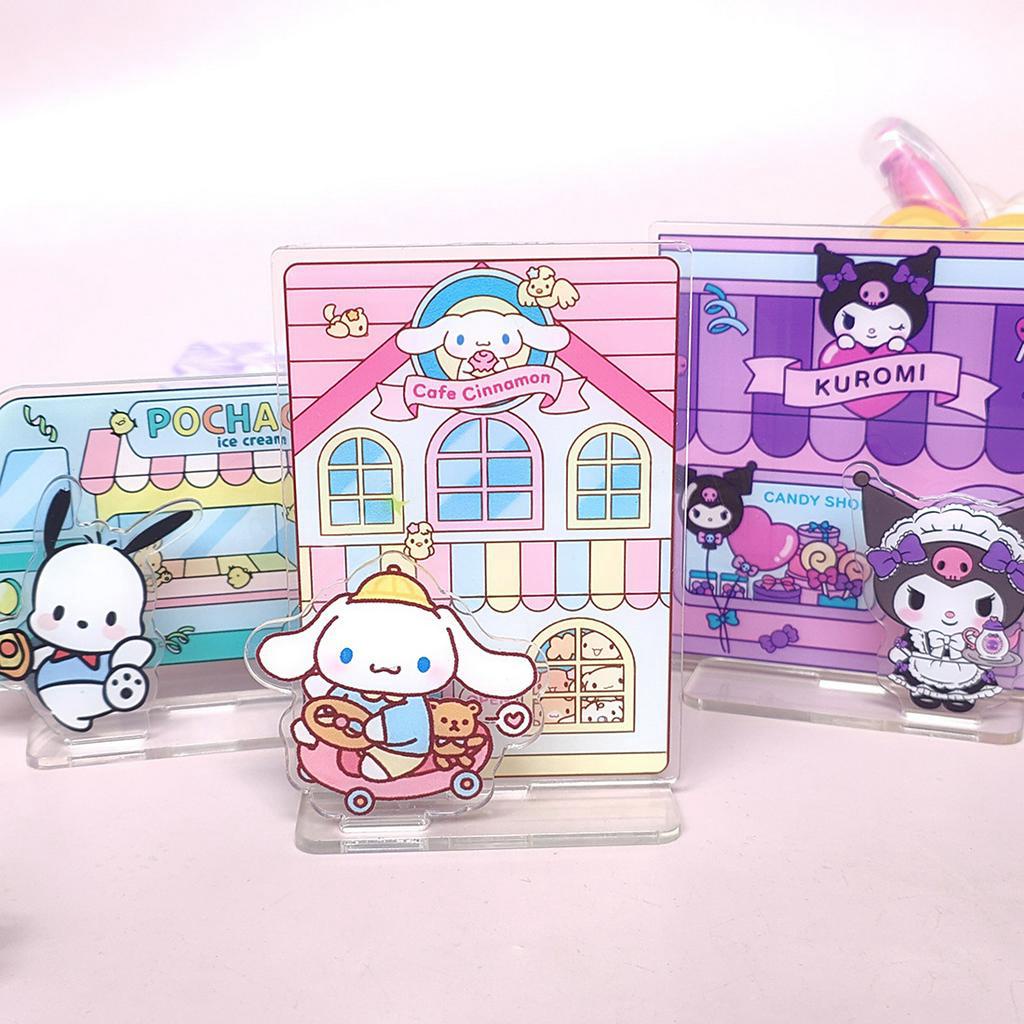Mô hình standee acrylic Sanrio Gà Rán Cay Ngọt đáng yêu dễ thương để bàn trang trí