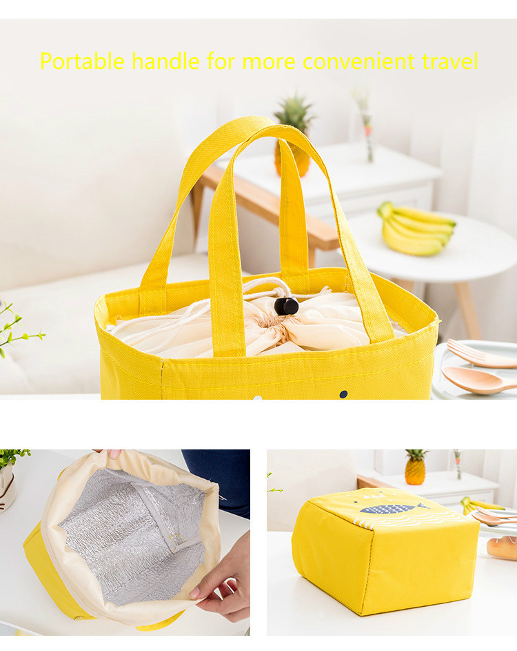 Túi Cách Nhiệt Đựng Hộp Cơm Trưa Tiện Lợi Túi Tote Rẻ Túi đẹp Túi Nữ Túi đeo Nữ Túi Tote Vải Canvas Túi Tote đi Học