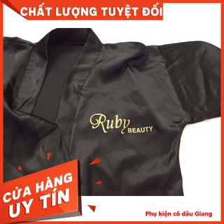 <TP>Áo lụa makeup có in tên tiệm