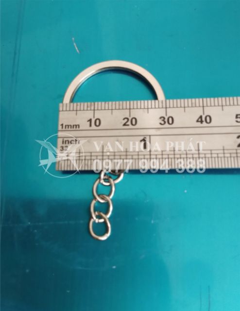 KHOEN MÓC KHOÁ DẸP CÓ XÍCH 3CM