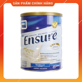 Sữa Ensure Úc 850g vị vani, 28 loại vitamin và dưỡng chất thiết yếu mang tới một cơ thể khỏe mạnh và trí não.
