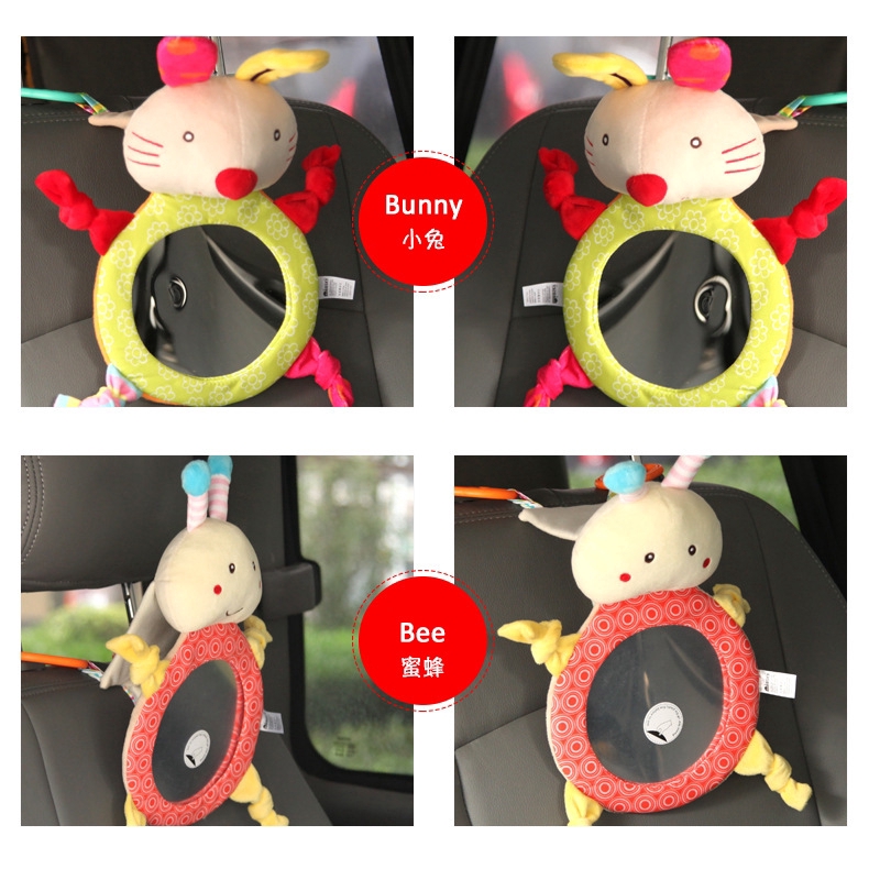 &lt; Hàng Có Sẵn &gt; Gương Chiếu Hậu Xe Ô Tô An Toàn Cho Bé ​​Gương Trang Điểm Tiện Lợi Chất Lượng