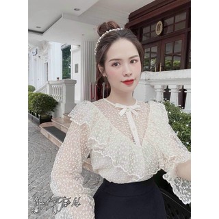 freeship Áo sơ-mi von lụa hàng đẹp bán sỉ