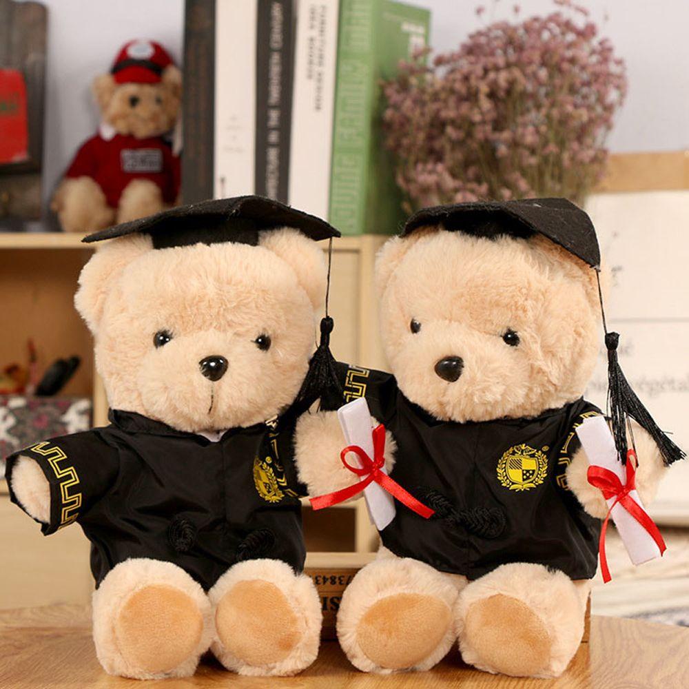 DARNELL Đồ chơi nhồi bông Hình Gấu Dễ Thương Trang Trí Lễ Tốt Nghiệp